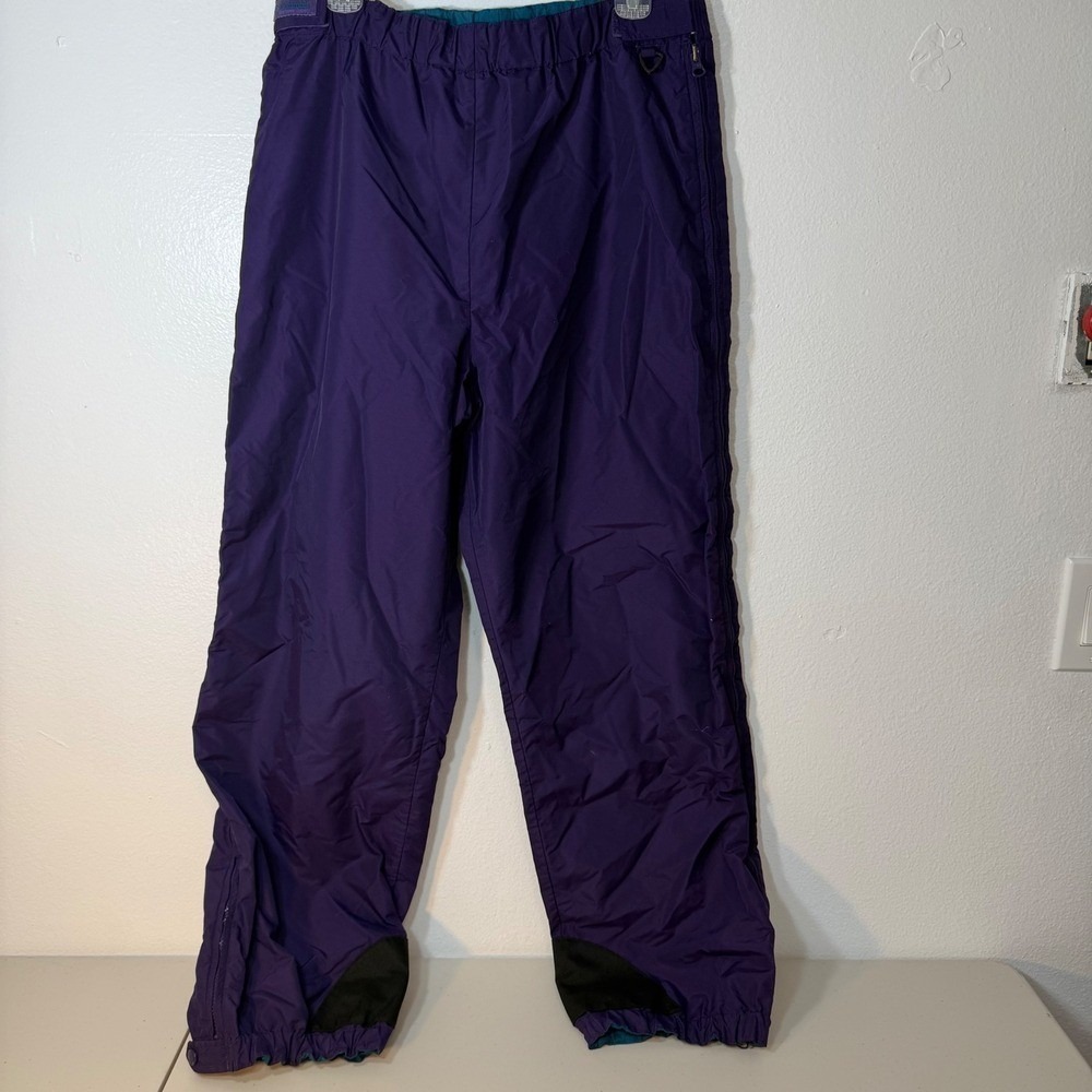 Columbia Nostalgic Vintage Mens Purple‎ Quick Dry Snow Pants Large